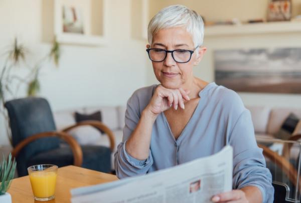 A Woman Thinking About Mental Health Issues Related to Aging